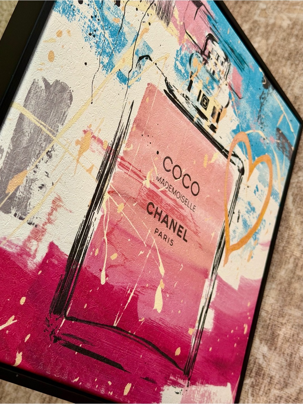 Set of THREE chic fashion canvas wall art prints 💕 - Picture 5 of 10